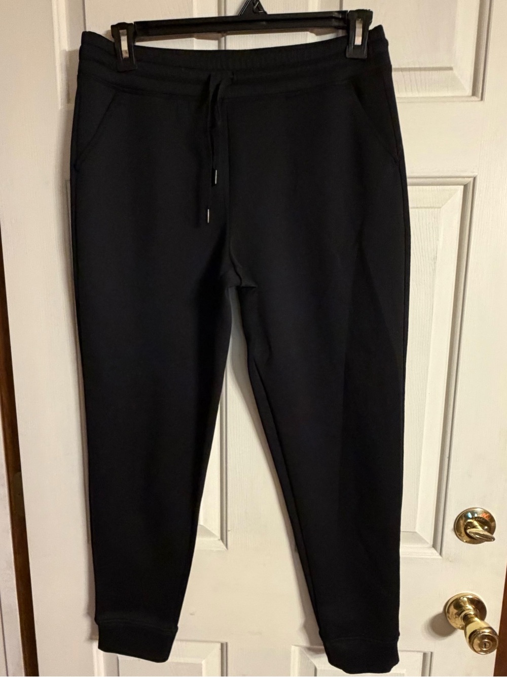32 Degrees Black Women's Track Joggers with Drawstring size M